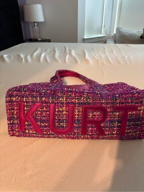 kurt geiger large tweed south bank tote